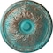 Ekena Millwork Granada Ceiling Medallion (Fits Canopies up to 4 1/4"), 15 3/4"OD x 5/8"P, Copper Green Patina CM16GACGS - alternate 1